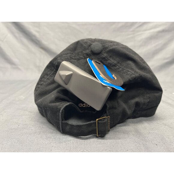 Adidas Men's Relaxed Strapback Cap Black One Size Fits Most NEW WITH TAGS! - Picture 4 of 7